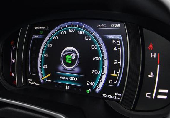 Geely приборная панель